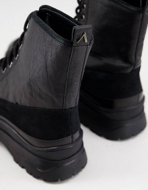Asra Men's Brice Black Boot  101363745 AMS307 (shoes 58)