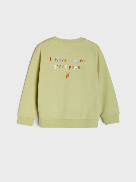 Sinsay Baby Boy's Light Green Sweatshirt With Print | Sinsay In Lebanon