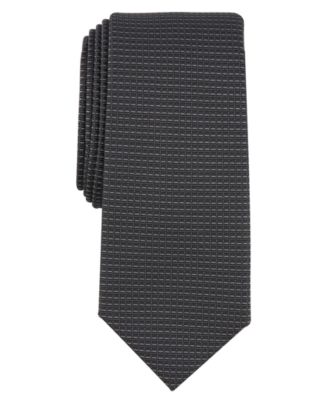 Alfani Men's Black Ludlow Solid Textured Tie | Alfani In Lebanon
