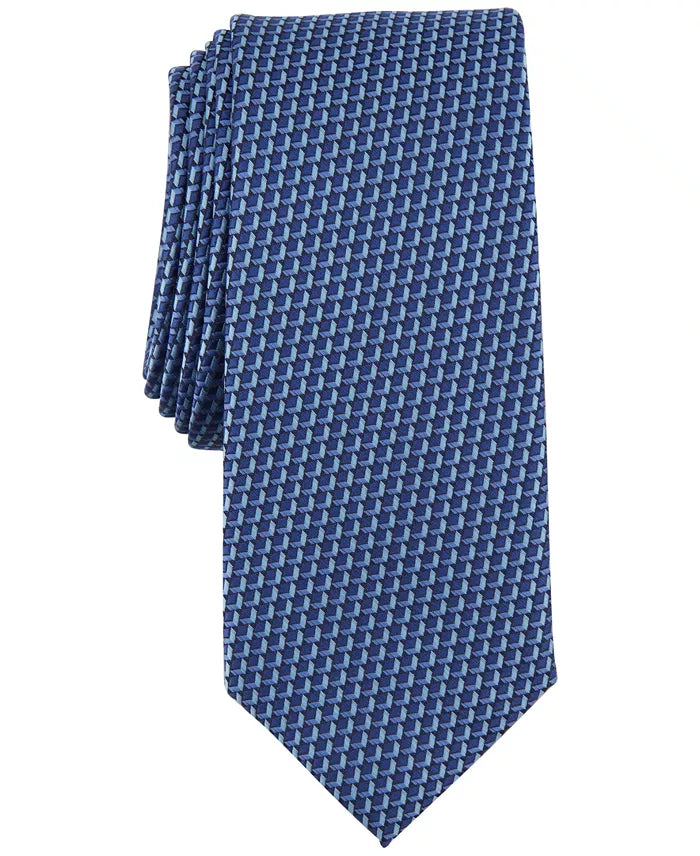 Alfani Men's Denim Blue Elmore Textured Tie | Alfani In Lebanon