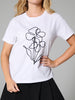 Sinsay Women's White Embroidered T-Shirt | Sinsay In Lebanon