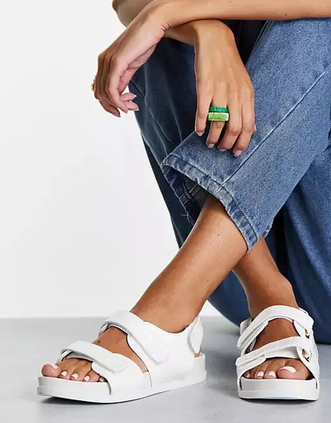 ASOS Design  Women's White Sandal ANS685