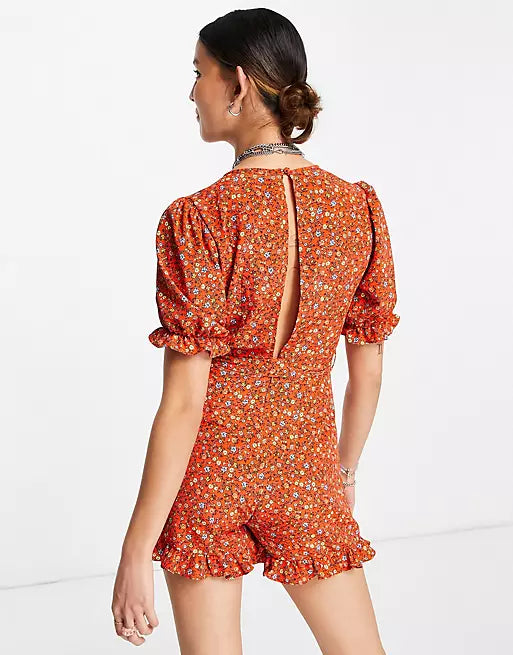 TopShop Women's Multicolor Romper ANF986