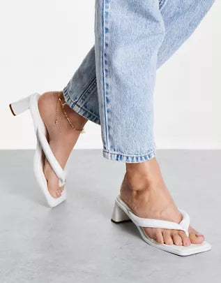 Topshop Women's White Heel ANS550