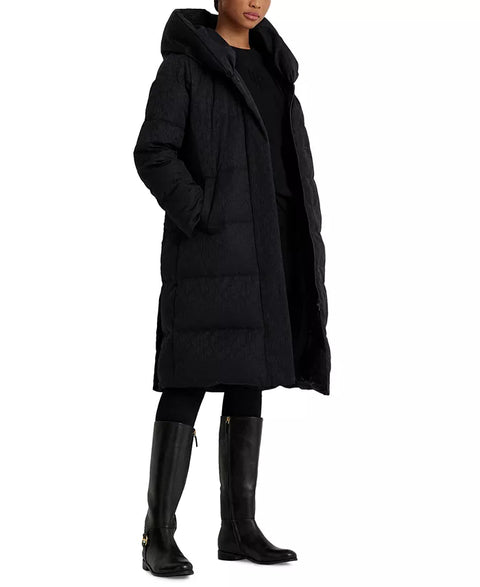 Lauren Ralph Lauren Women's Black Oversized-Collar Hooded Puffer Coat|Lauren Ralph Lauren In Lebanon