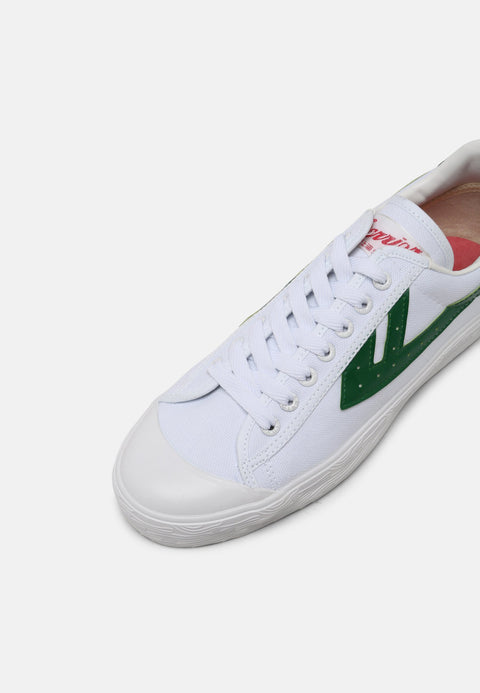 Warrior Shanghai Men White & Green WB 1 Trainers Sneakers | Warrior Shanghai In Lebanon