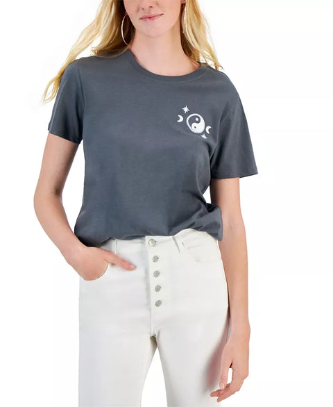 Rebellions Women's Dark Grey Short-Sleeve Graphic T-Shirt | Rebellions  In Lebanon
