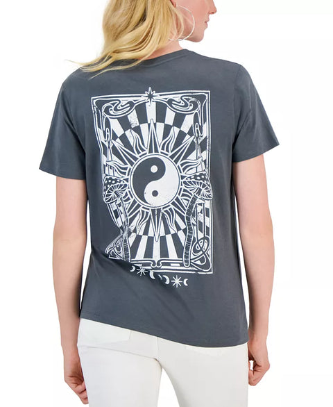 Rebellions Women's Dark Grey Short-Sleeve Graphic T-Shirt | Rebellions  In Lebanon