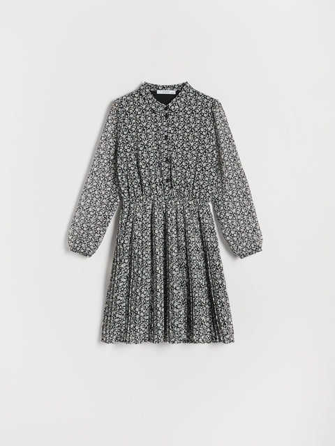 Floral dress on a white background
