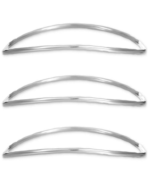 Style & Co Women's Silver-Tone 3-Pc. Set Twist Bangle Bracelets | Style & Co In Lebanon