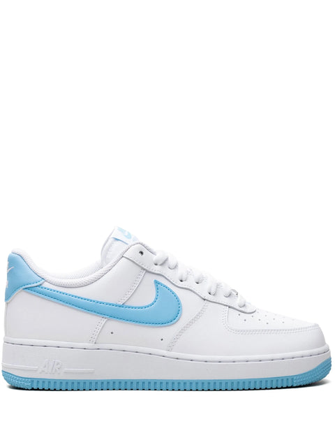 Nike Women's White & Blue Air Force 1 GS Sneakers |Nike In Lebanon