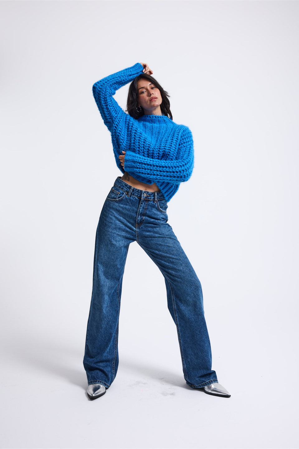 It's Basic Women Dark Blue Straight Fit Jeans 2478