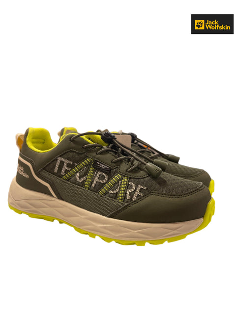 Jack Wolfskin Boy's Dark Green Portland Texapore K  |Jack Wolfskin in Lebanon
