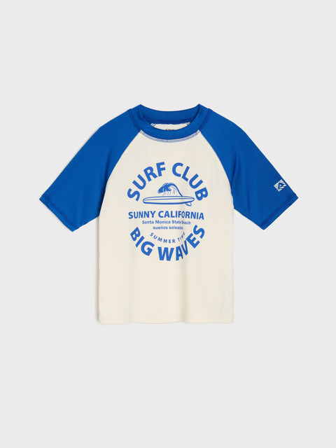 Sinsay Boy's White & Blue UPF 40+ Active Beach T-Shirt|Sinsay In Lebanon