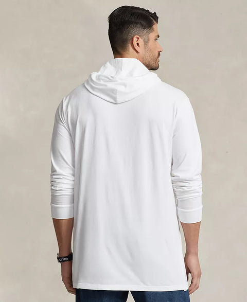 Polo Ralph Lauren Men's White Big & Tall Big Pony Jersey Hooded Blouse |Polo Ralph Lauren In Lebanon