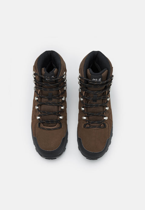 Jack Wolfskin Men's Brown Refugio Texapore Mid M Boots |Jack Wolfskin in Lebanon