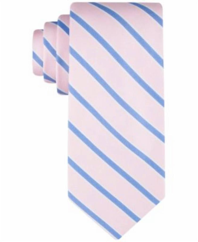 Tommy Hilfiger Men's Pink Oxford Stripe Tie |Tommy Hilfiger In Lebanon