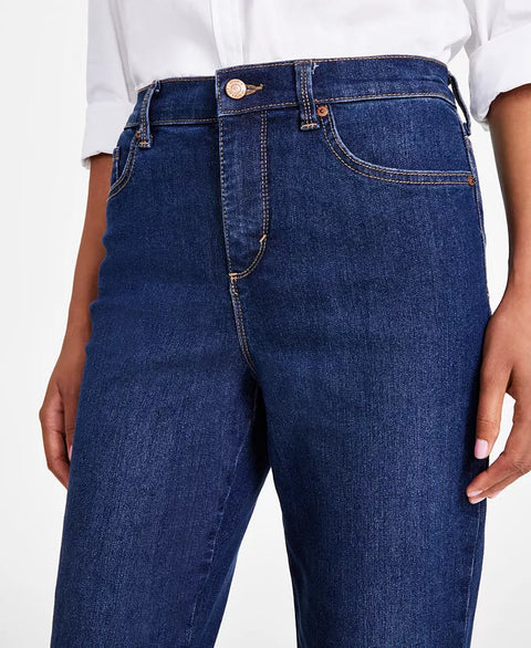 Gloria Vanderbilt Women's Navy Petite Amanda High Rise Straight-Leg Jeans|Gloria Vanderbilt In Lebanon