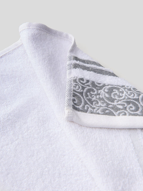 Sinsay White /Grey Face Towel 30 cm x 50 cm | Sinsay in Lebanon