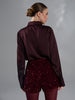 Sinsay Women plum shirt