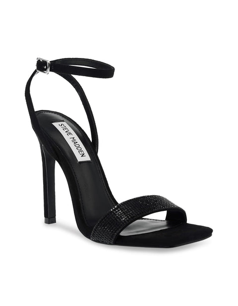 Steve Madden Women's Black Crystal Sandal's | Steve Madden In Lebanon