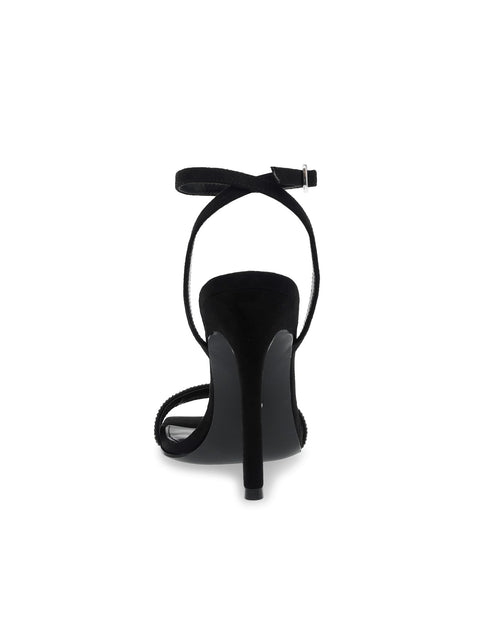 Steve Madden Women's Black Crystal Sandal's | Steve Madden In Lebanon