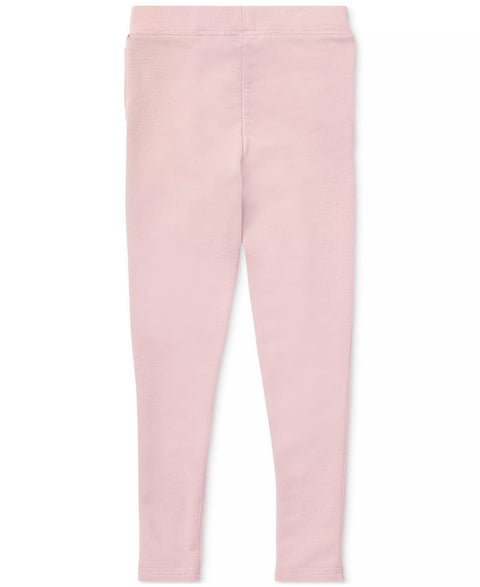 Polo Ralph Lauren Girls Pink Washed French Terry Leggings | Polo Ralph Lauren In Lebanon