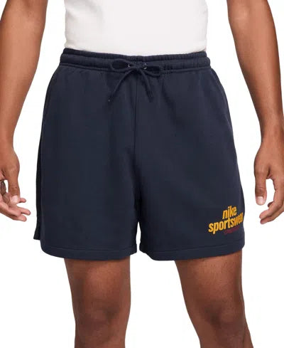 Nike Men's Navy Sportswear Logo Shorts |Nike In Lebanon