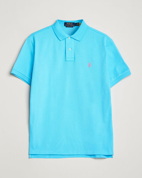 Polo Ralph Lauren Men's Perfect Turquoise Classic-Fit Mesh Polo T-Shirt| Polo Ralph Lauren  in Lebanon