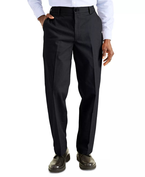 Dockers Men's Black Signature Classic Fit Iron Pants with Stain Defender | Dockers In Lebanon