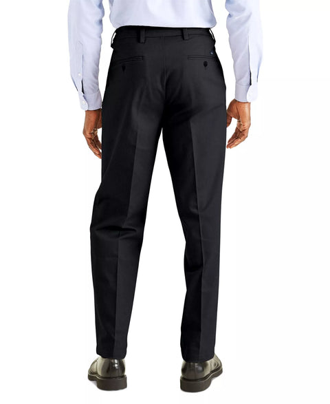 Dockers Men's Black Signature Classic Fit Iron Pants with Stain Defender | Dockers In Lebanon
