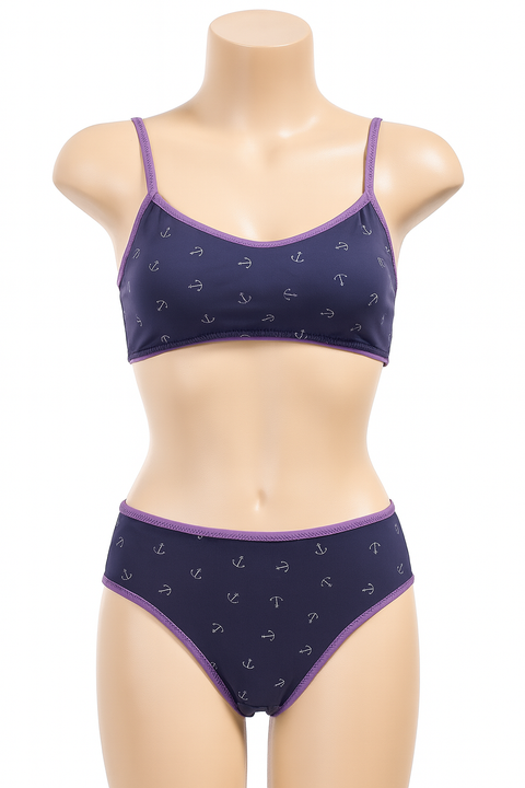 Demar Women's Lilac 2 Piece Lingerie Set | Demar In Lebanon