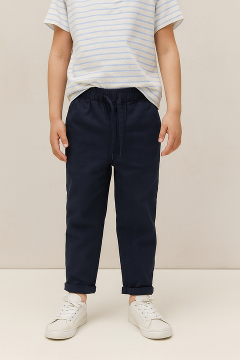 Mango Boy's Navy Denim Pant |Mango In Lebanon