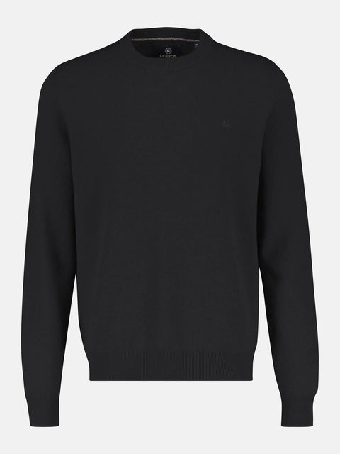 Lerros Men's Black Knitted Basic Blouse | Lerros In Lebanon