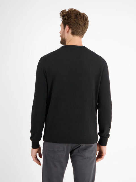 Lerros Men's Black Knitted Basic Blouse | Lerros In Lebanon