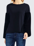 Vince Camuto Women's Black Sweatshirts 9058651 FE54