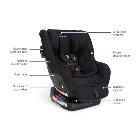 Nuna Rava Black Convertible Car Seat | Nuna Rava In Lebanon