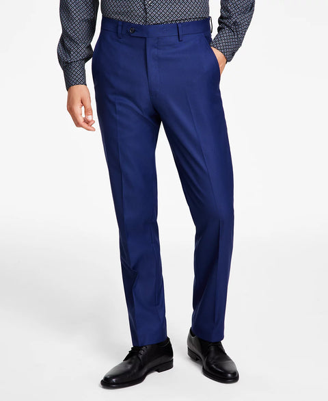 Alfani Men's Blue Slim-Fit Stretch Solid Suit Pants | Alfani In Lebanon