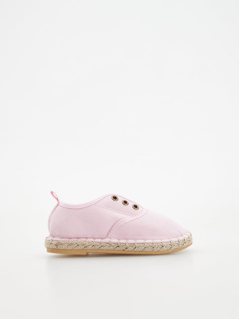 Reserved Baby Girl's Pink Cotton Slip-on Sneakers | Reserved In Lebanon