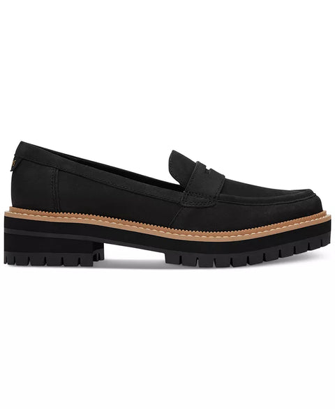 TOMS Women's Black Cara Lug Sole Loafers | TOMS In Lebanon
