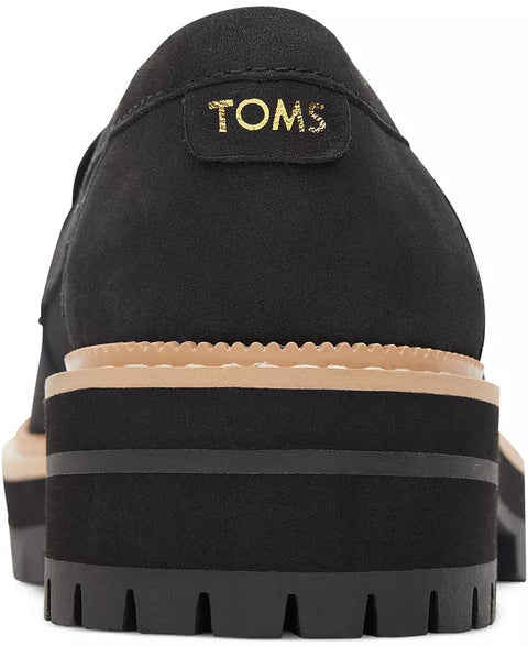 TOMS Women's Black Cara Lug Sole Loafers | TOMS In Lebanon