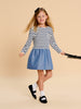 Sinsay Baby Girl's Multicolor Long Sleeves Striped Dress | Sinsay In Lebanon