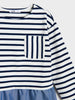 Sinsay Baby Girl's Multicolor Long Sleeves Striped Dress | Sinsay In Lebanon