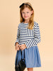 Sinsay Baby Girl's Multicolor Long Sleeves Striped Dress | Sinsay In Lebanon