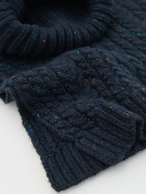 Reserved Boy's Navy Turtleneck Scarf | Reserved In Lebanon