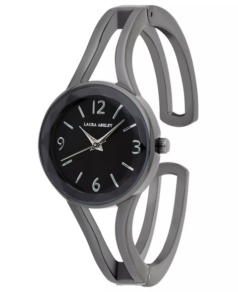 Laura Ashley Women's  Black Quartz Alloy Watch 28mm | Laura Ashley In Lebanon