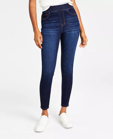 Celebrity Pink Women's Navy Curvy Pull-On Skinny Jeans | Celebrity Pink In Lebanon