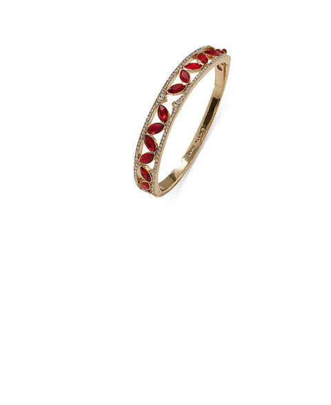 Anne Klein Women's Gold Tone Navette Red Bracelet | Anne Klein In Lebanon