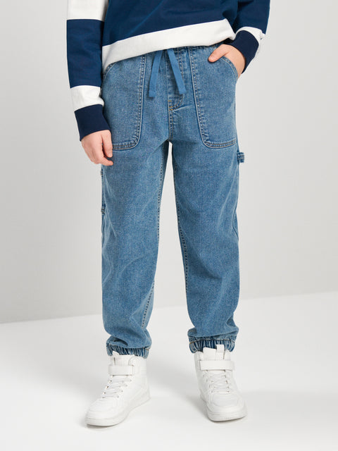 Sinsay Boy's Blue Denim With Cuffs Pants | Sinsay in Lebanon