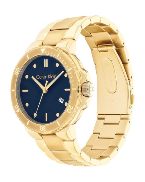 Calvin Klein Men's Gold Tone Stainless Steel Quartz Watch |Calvin Klein In Lebanon
